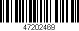 Código de barras (EAN, GTIN, SKU, ISBN): '47202469'