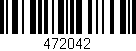 Código de barras (EAN, GTIN, SKU, ISBN): '472042'