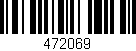 Código de barras (EAN, GTIN, SKU, ISBN): '472069'