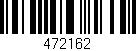 Código de barras (EAN, GTIN, SKU, ISBN): '472162'