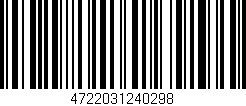 Código de barras (EAN, GTIN, SKU, ISBN): '4722031240298'