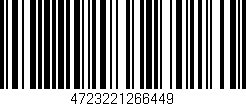 Código de barras (EAN, GTIN, SKU, ISBN): '4723221266449'