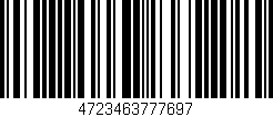 Código de barras (EAN, GTIN, SKU, ISBN): '4723463777697'