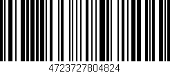 Código de barras (EAN, GTIN, SKU, ISBN): '4723727804824'