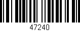 Código de barras (EAN, GTIN, SKU, ISBN): '47240'
