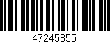 Código de barras (EAN, GTIN, SKU, ISBN): '47245855'