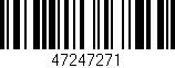 Código de barras (EAN, GTIN, SKU, ISBN): '47247271'