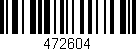 Código de barras (EAN, GTIN, SKU, ISBN): '472604'