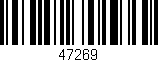 Código de barras (EAN, GTIN, SKU, ISBN): '47269'