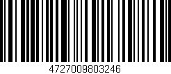 Código de barras (EAN, GTIN, SKU, ISBN): '4727009803246'