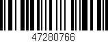 Código de barras (EAN, GTIN, SKU, ISBN): '47280766'