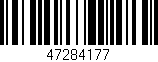 Código de barras (EAN, GTIN, SKU, ISBN): '47284177'