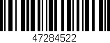 Código de barras (EAN, GTIN, SKU, ISBN): '47284522'