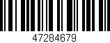 Código de barras (EAN, GTIN, SKU, ISBN): '47284679'