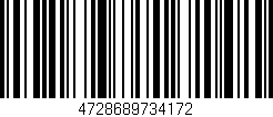 Código de barras (EAN, GTIN, SKU, ISBN): '4728689734172'