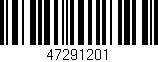 Código de barras (EAN, GTIN, SKU, ISBN): '47291201'