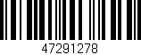 Código de barras (EAN, GTIN, SKU, ISBN): '47291278'