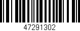 Código de barras (EAN, GTIN, SKU, ISBN): '47291302'