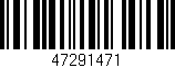 Código de barras (EAN, GTIN, SKU, ISBN): '47291471'