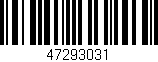 Código de barras (EAN, GTIN, SKU, ISBN): '47293031'
