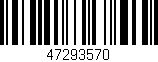 Código de barras (EAN, GTIN, SKU, ISBN): '47293570'