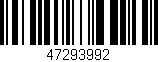 Código de barras (EAN, GTIN, SKU, ISBN): '47293992'