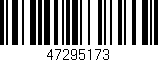 Código de barras (EAN, GTIN, SKU, ISBN): '47295173'