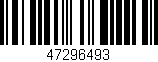 Código de barras (EAN, GTIN, SKU, ISBN): '47296493'
