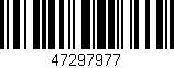 Código de barras (EAN, GTIN, SKU, ISBN): '47297977'