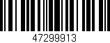 Código de barras (EAN, GTIN, SKU, ISBN): '47299913'