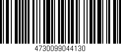 Código de barras (EAN, GTIN, SKU, ISBN): '4730099044130'