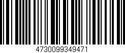 Código de barras (EAN, GTIN, SKU, ISBN): '4730099349471'