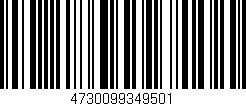 Código de barras (EAN, GTIN, SKU, ISBN): '4730099349501'