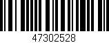 Código de barras (EAN, GTIN, SKU, ISBN): '47302528'