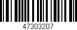 Código de barras (EAN, GTIN, SKU, ISBN): '47303207'