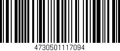 Código de barras (EAN, GTIN, SKU, ISBN): '4730501117094'
