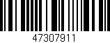 Código de barras (EAN, GTIN, SKU, ISBN): '47307911'