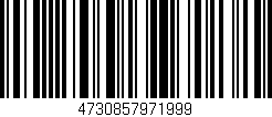 Código de barras (EAN, GTIN, SKU, ISBN): '4730857971999'
