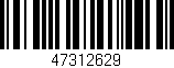 Código de barras (EAN, GTIN, SKU, ISBN): '47312629'