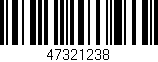 Código de barras (EAN, GTIN, SKU, ISBN): '47321238'