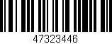Código de barras (EAN, GTIN, SKU, ISBN): '47323446'