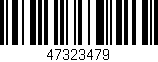 Código de barras (EAN, GTIN, SKU, ISBN): '47323479'