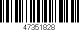 Código de barras (EAN, GTIN, SKU, ISBN): '47351828'