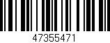 Código de barras (EAN, GTIN, SKU, ISBN): '47355471'