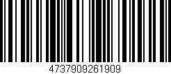 Código de barras (EAN, GTIN, SKU, ISBN): '4737909261909'