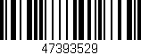 Código de barras (EAN, GTIN, SKU, ISBN): '47393529'