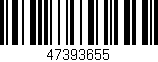 Código de barras (EAN, GTIN, SKU, ISBN): '47393655'