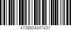 Código de barras (EAN, GTIN, SKU, ISBN): '4739604047437'