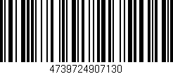 Código de barras (EAN, GTIN, SKU, ISBN): '4739724907130'