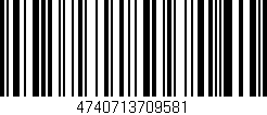Código de barras (EAN, GTIN, SKU, ISBN): '4740713709581'